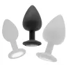 Ouch! Plug diamond Large – 7 x 3.5 cm Noir